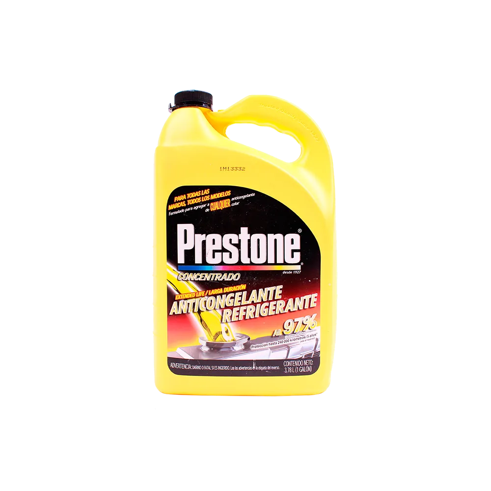 Anticongelante & Ref Max Concentracion 97% Prestone 3.78 Lt