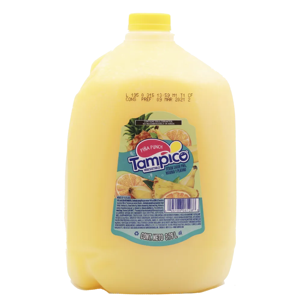 Bebida Piña Punch Tampico 3.78 Lt