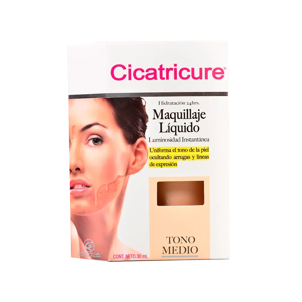 Cicatricure Maquillaje Liquido Genommalab 30 Ml