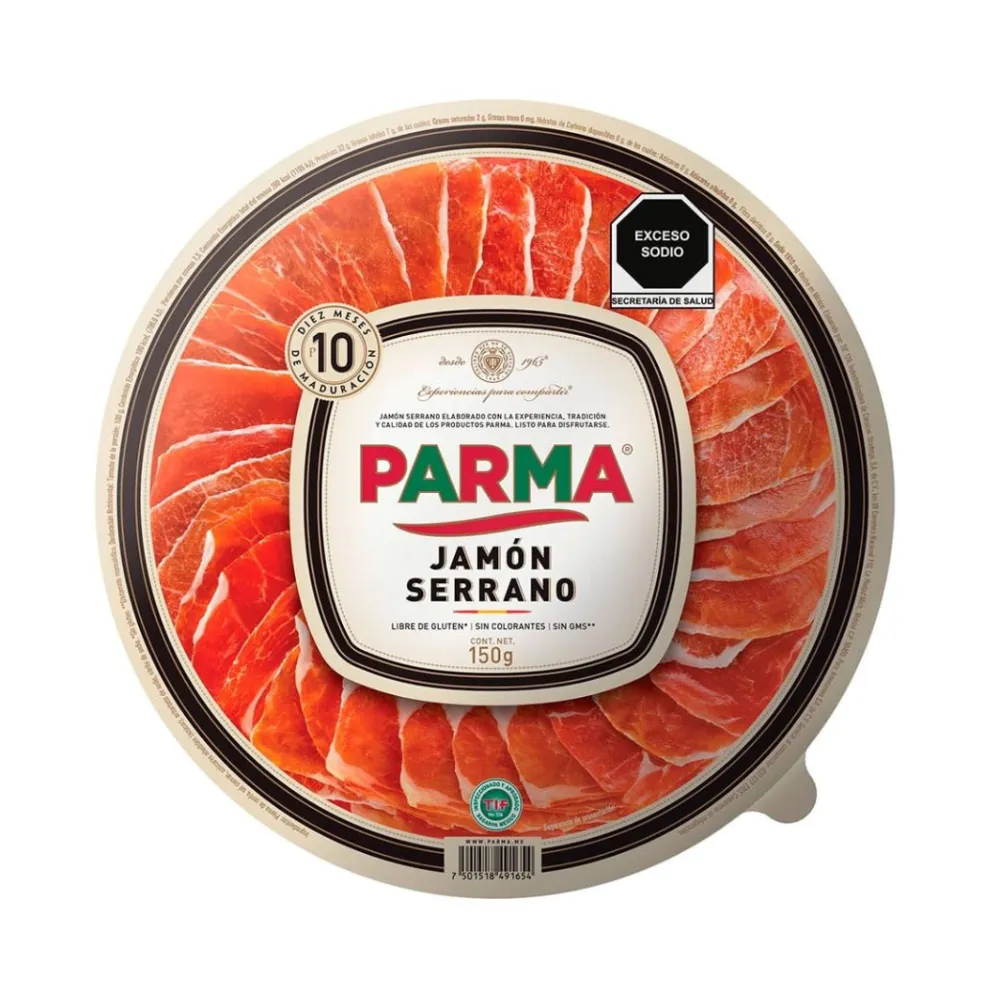 Deli Charola Serrano Parma 150 g