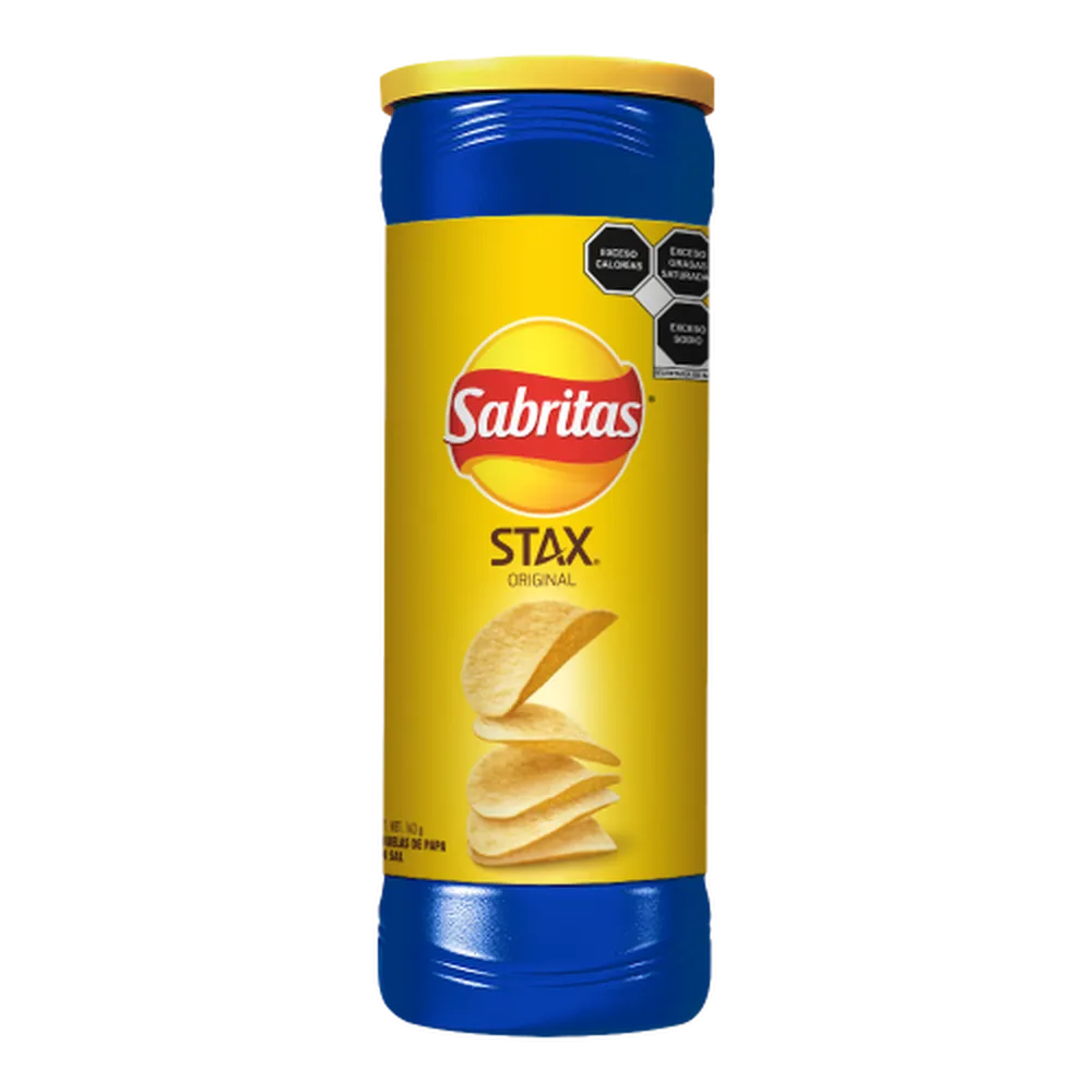 PAPAS STAX ORIGINAL SABRITAS 163 GRAMOS