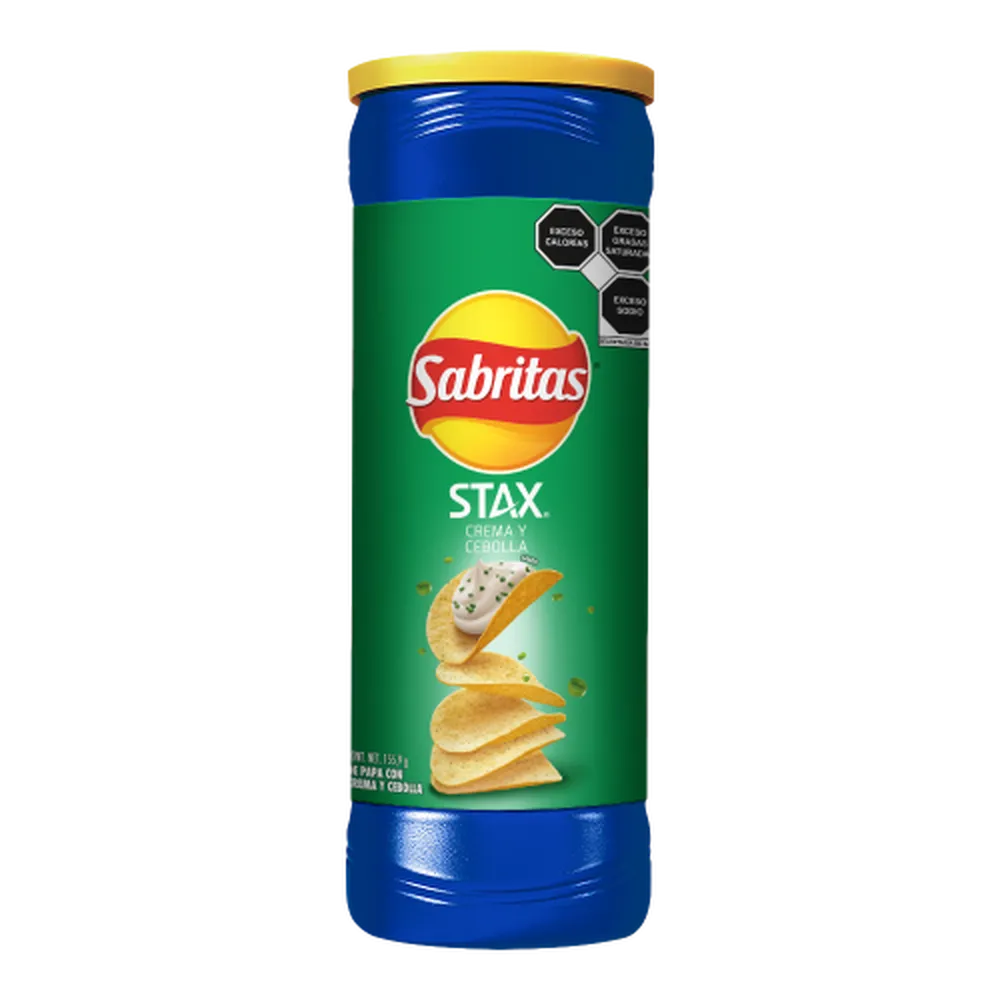 NP PAPAS STAX CEBOLLA SABRITAS 155.9 GRAM