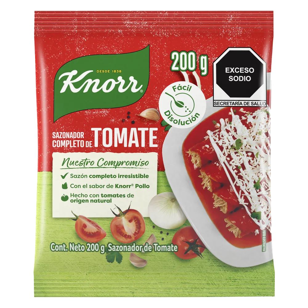 Sazonador De Tomate Bolsa Knorr 200 Gr