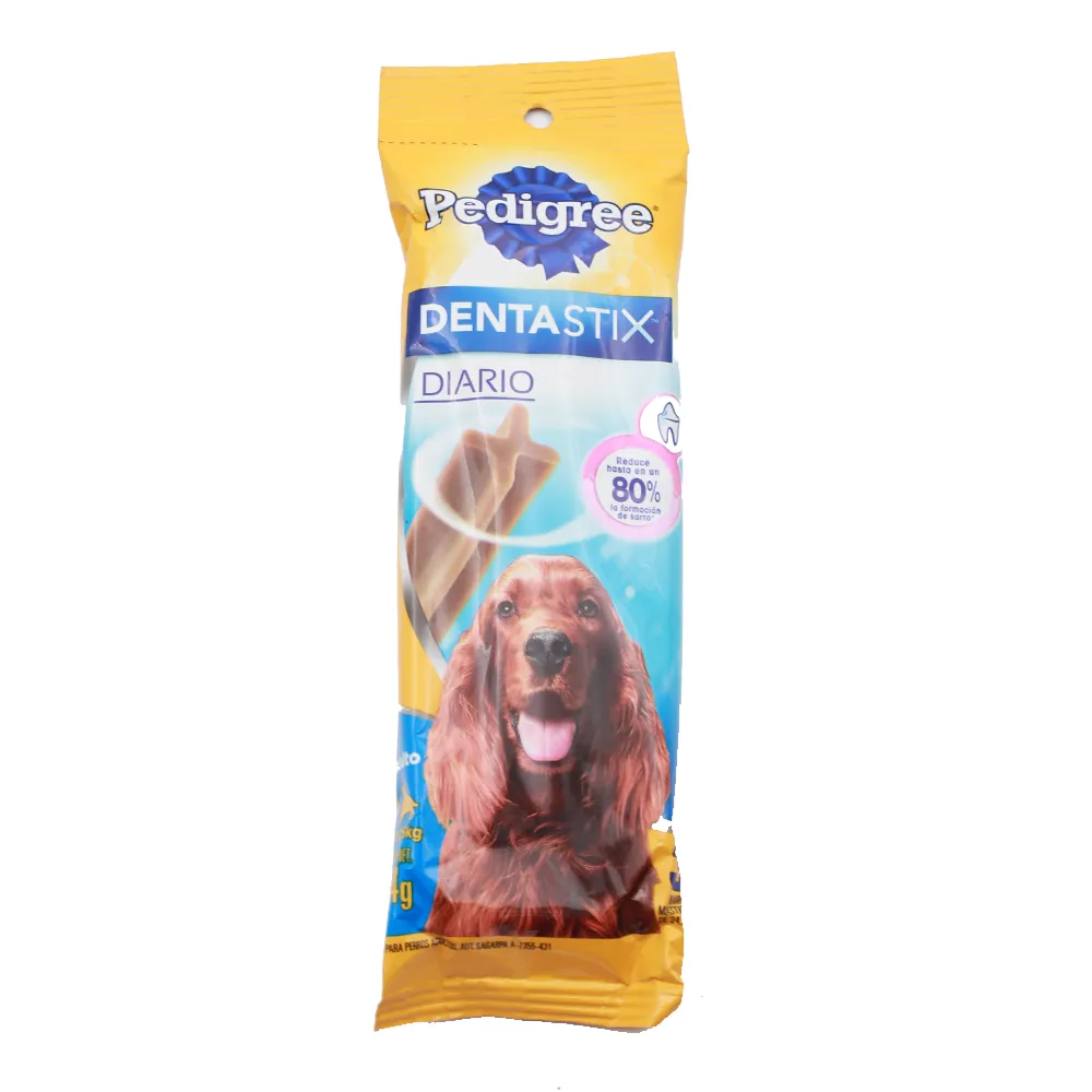 Botana Para Perro Adulto Raza Med Y Grande Dentastix Pedigree 3 Pza