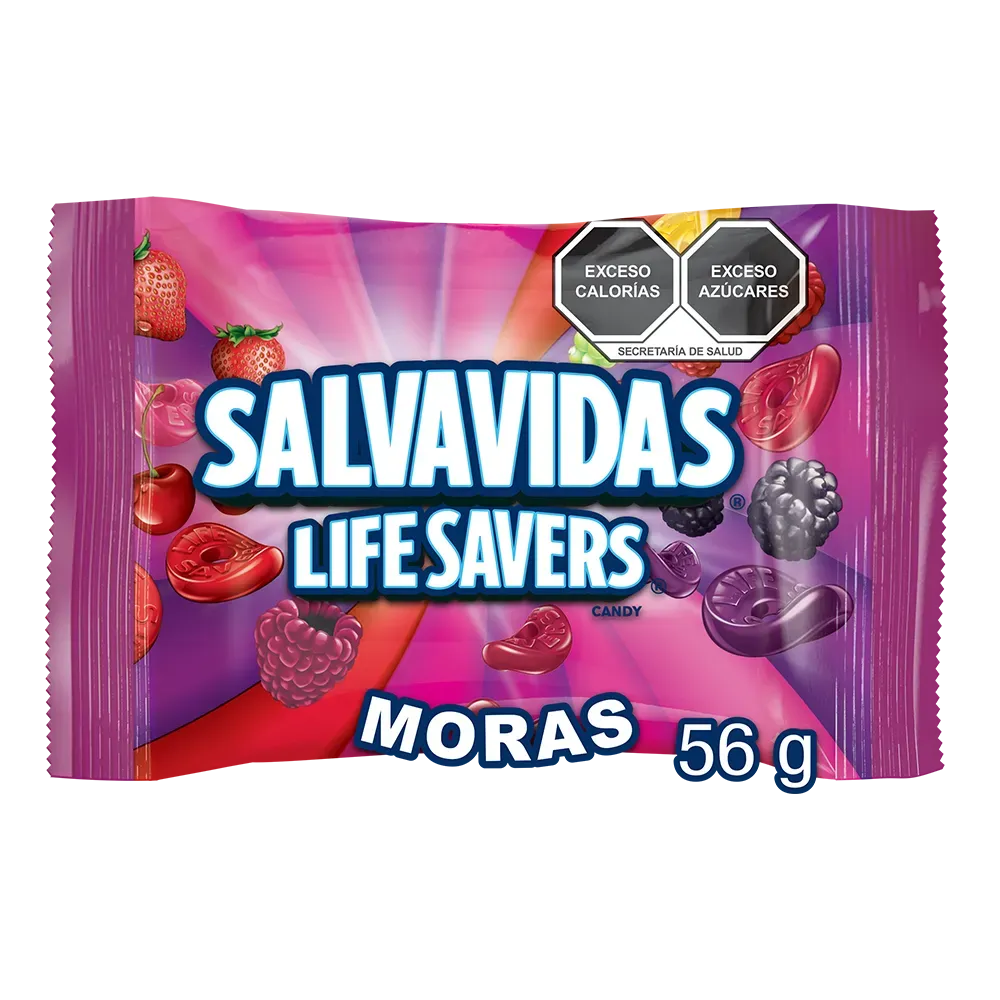 Gomas De Dulces Moras Lifesavers 56 g