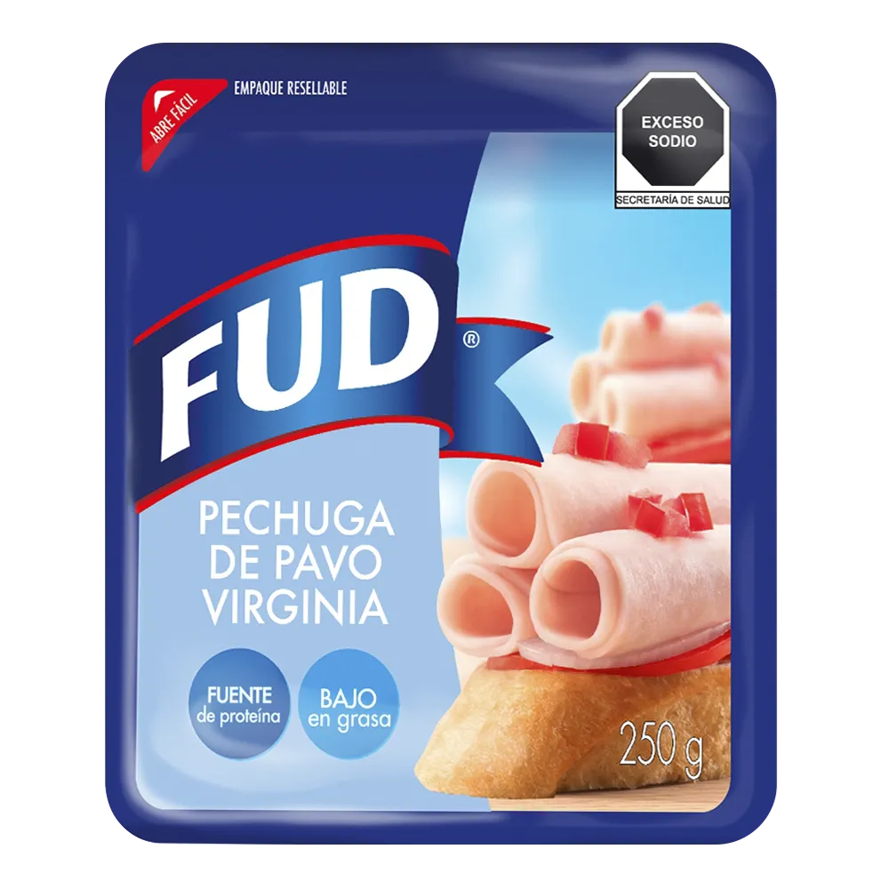Pechuga De Pavo Virginia Fud 250 Gr