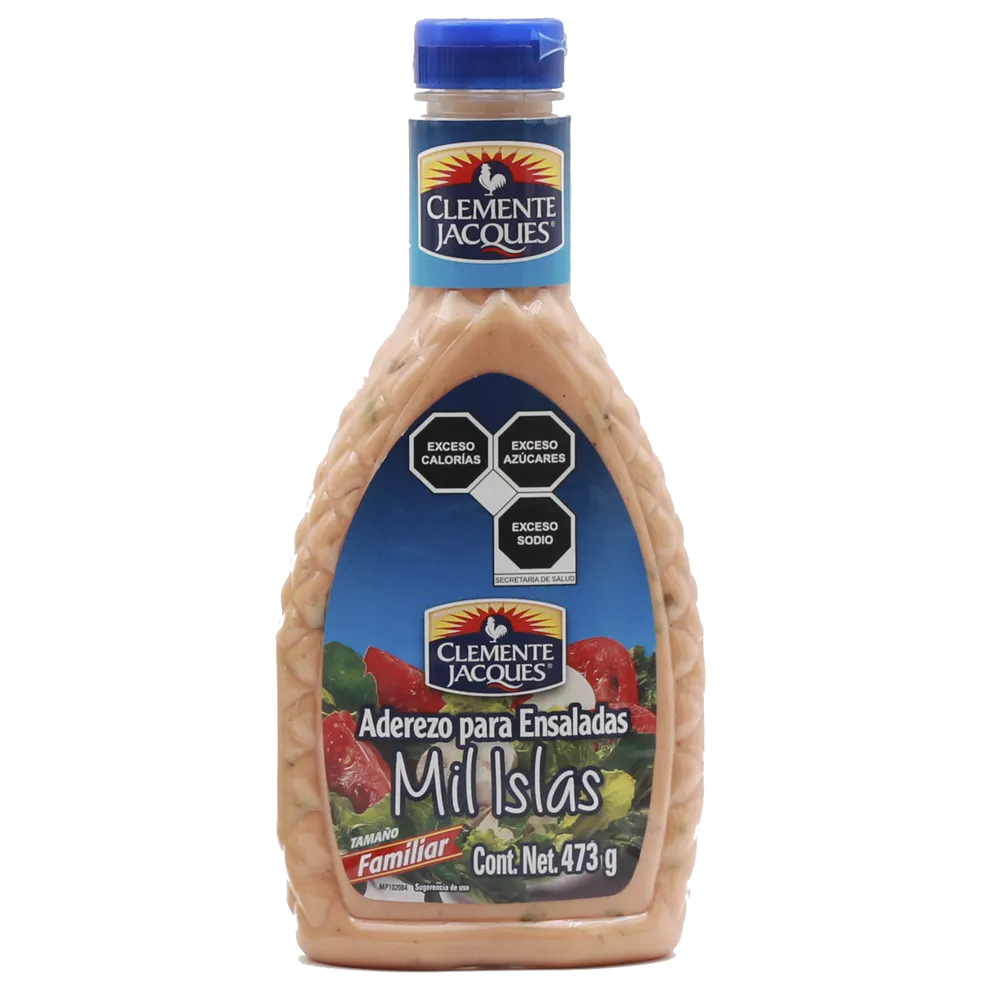 Aderezo Para Ensalada Mil Islas Clemente Jaques 473 Gr