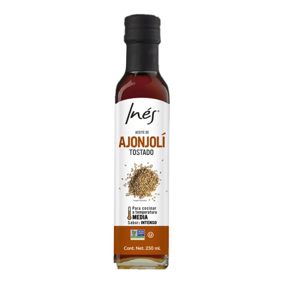 Aceite De Ajonjoli Tostado Ines 250 Ml