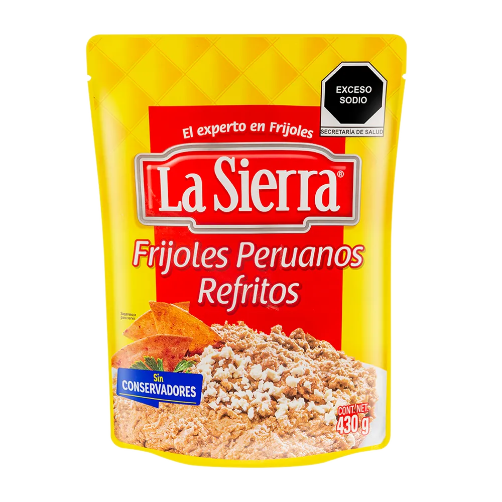 Frijol Peruanos Refritos La Sierra 430 g