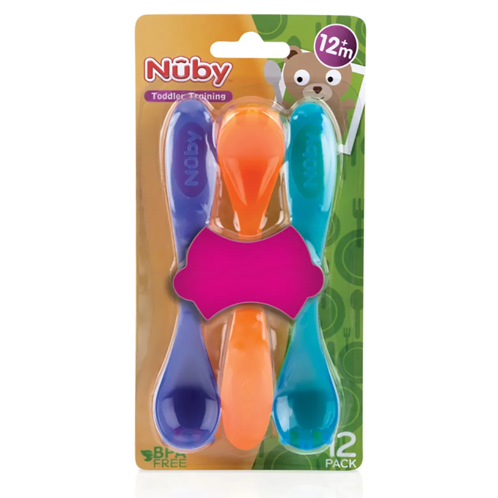 Cucharas Y Tenedores Wash Or Toss Nuby 12 Pza