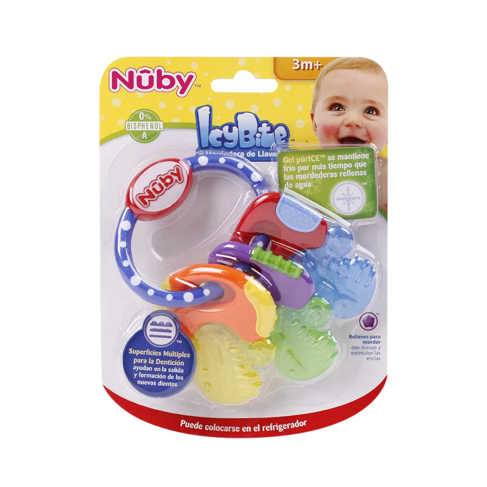Mordedera Llaves Gel Nuby 1 Pza