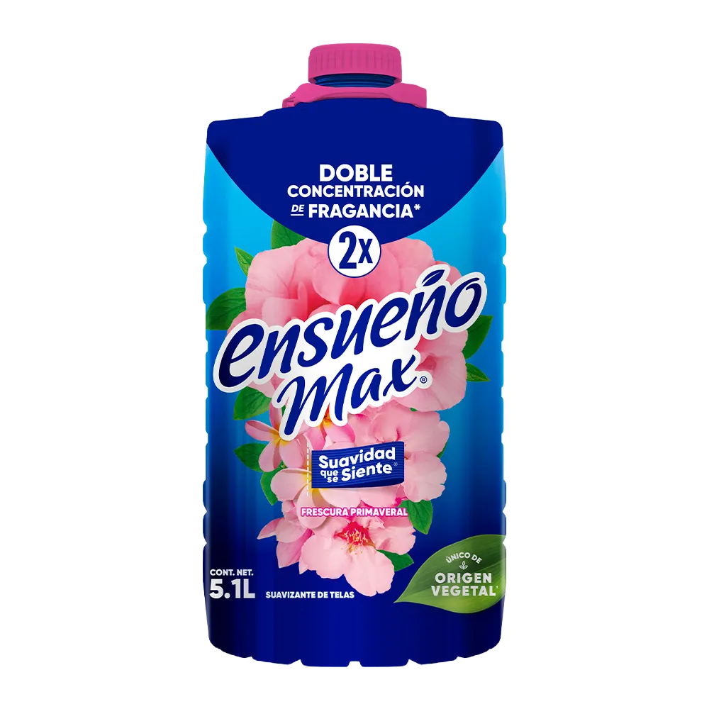 Suavizante De Tela frescura primaveral Ensueño Max 5.1 lt