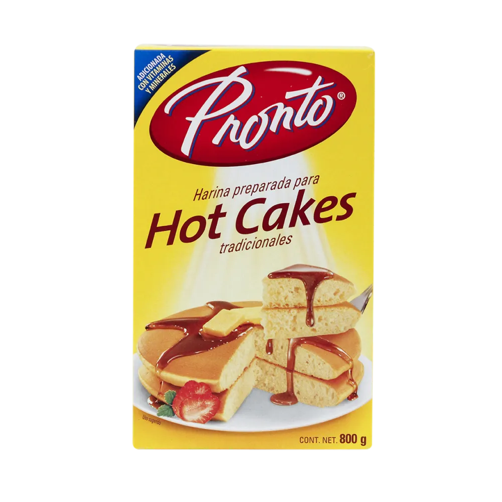 Harina Para Hot Cakes Caja Pronto 800 Gr