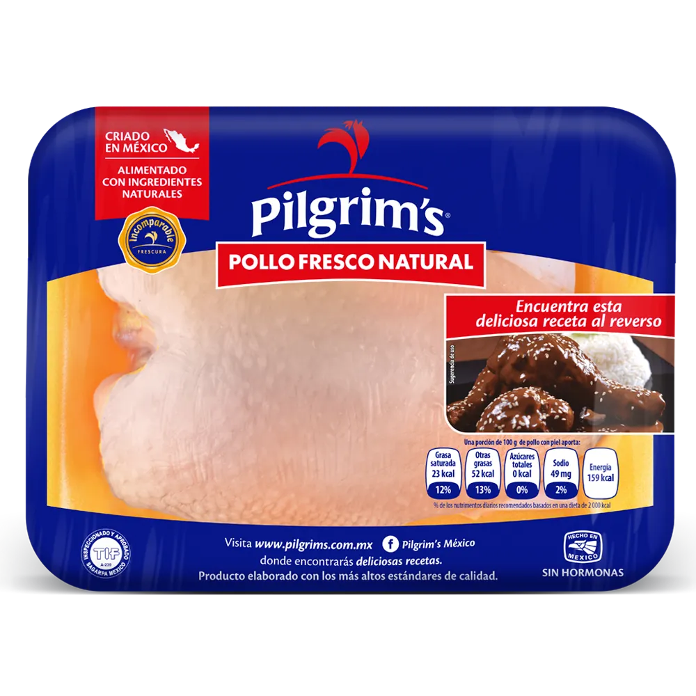 Pechuga De Pollo Con Hueso Pilgrims Kg