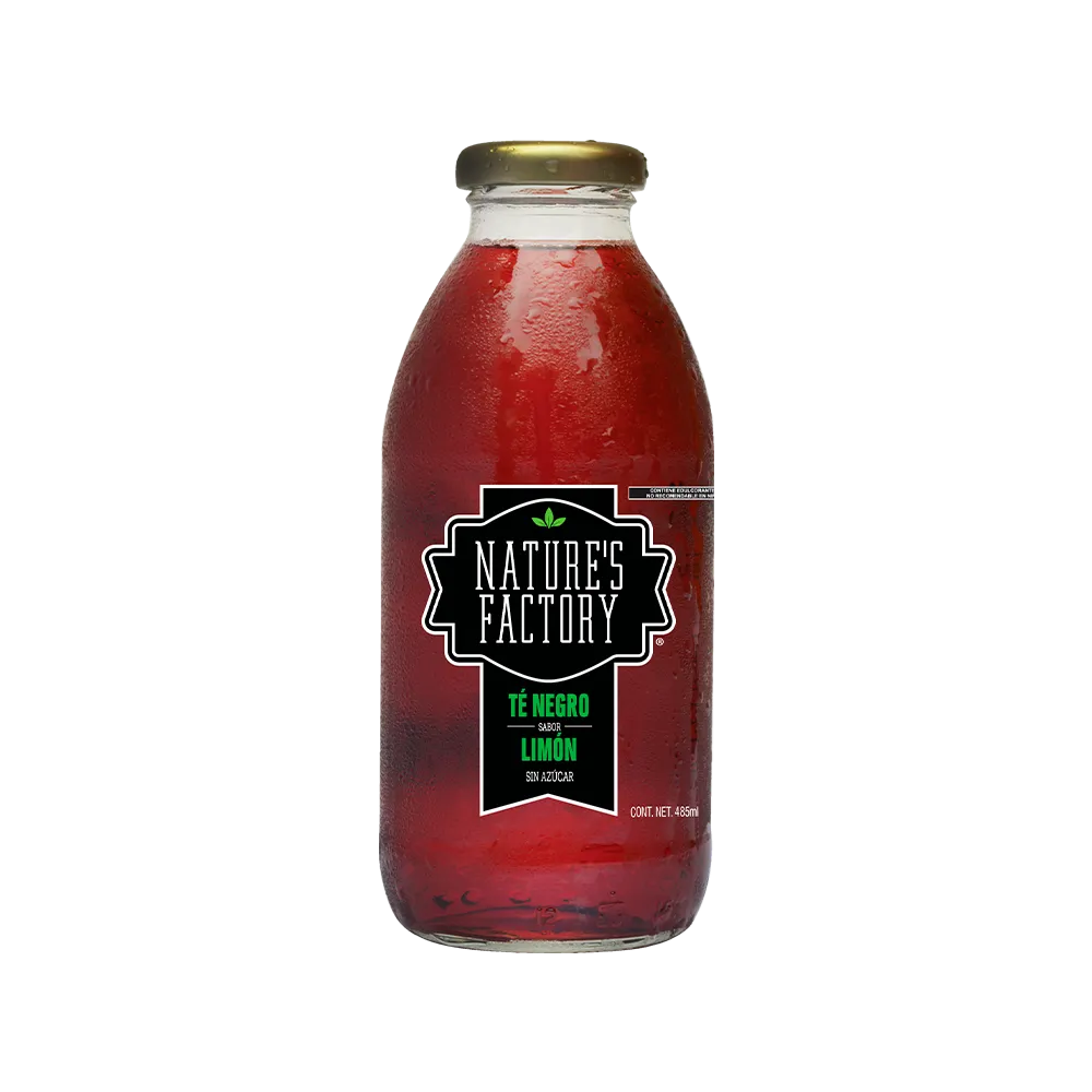 Te Negro Negro Limon Natures Factory 485 Ml