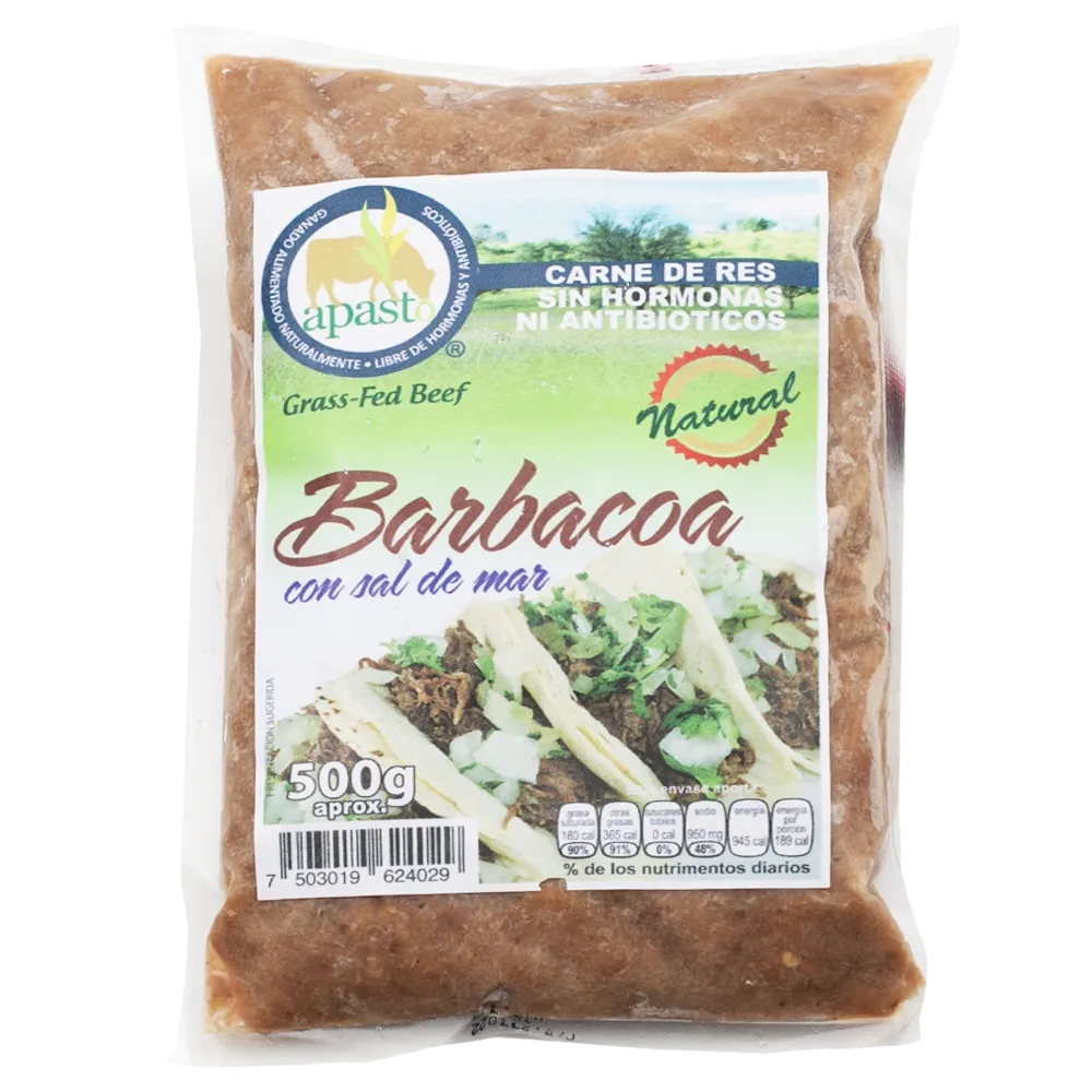 Barbacoa De Res Saludable Apasto 500 g