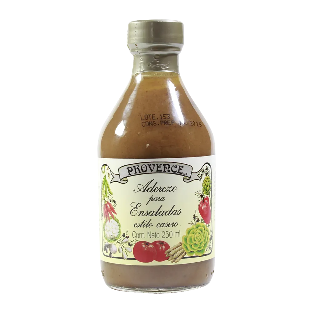 Aderezo Para Ensalada Estilo Casero Provence 250 Ml