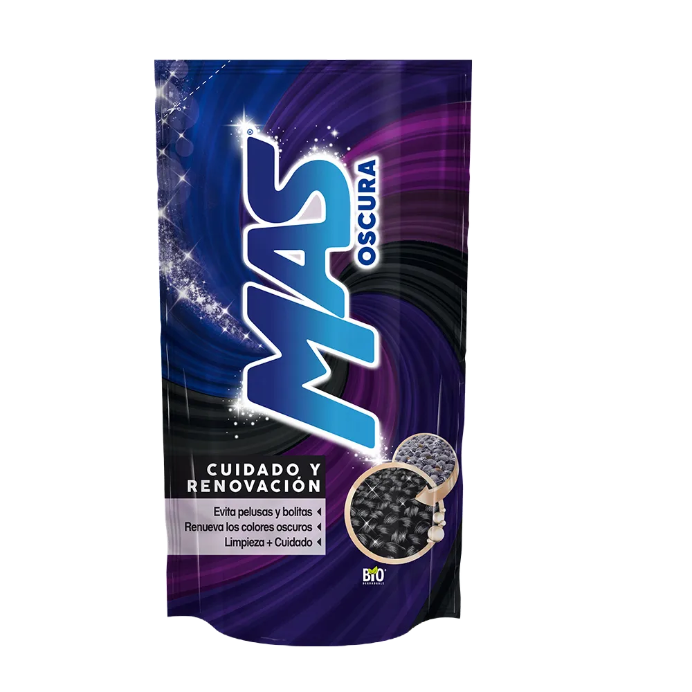 Detergente Liquido Mas Oscura 830 ml