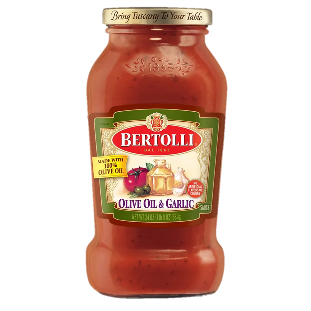 Salsa Para Pasta Aceite Oliva Y Ajo Bertolli 24 oz