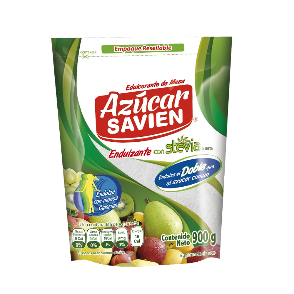 Endulzante Reducido En Calorias Con Stevia Savien 900 Gr