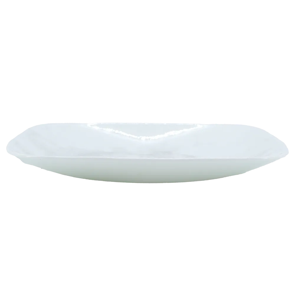PLATO TRINCHE VIDRIO OPAL LINEA STUDIO BLANCO CORELLE 1 PIEZA