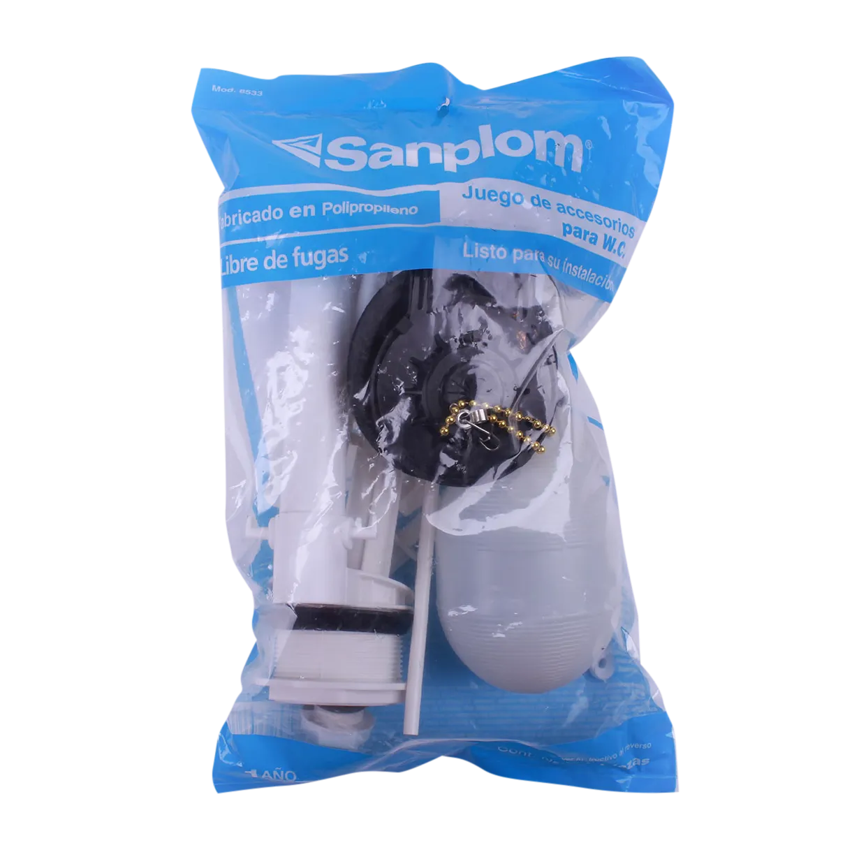 Juego De Herrajes Para Sanitario Sanplom 1 Pz