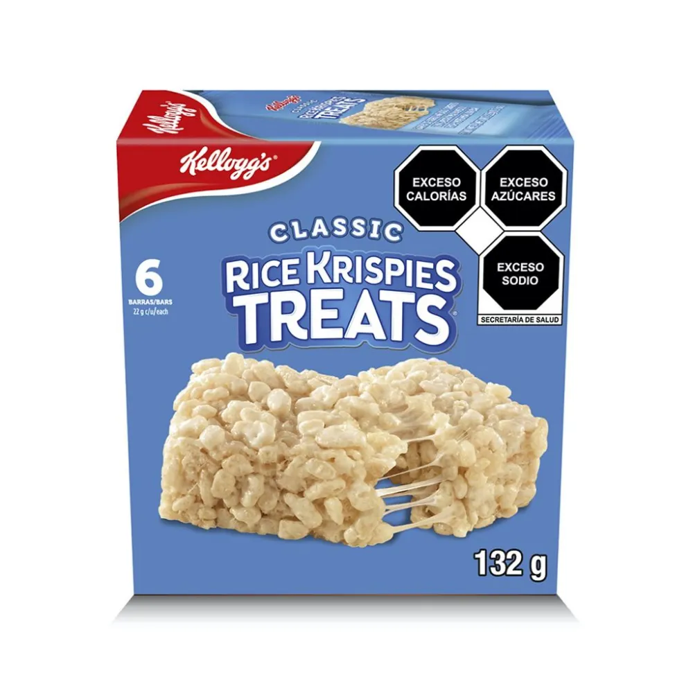 Barra Rice Krispies 6 Pzas Kelloggs 132 g