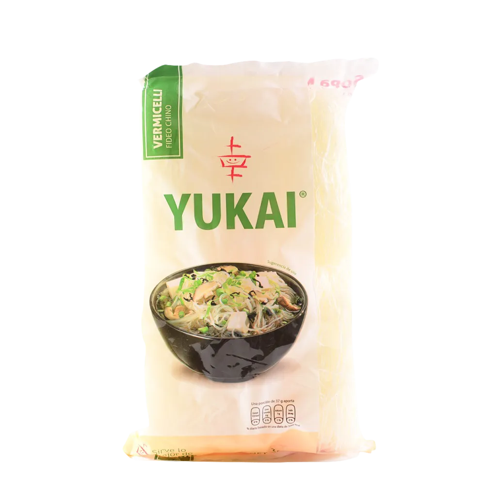Fideo De Soya Vermicelli Yukai 300 Gr