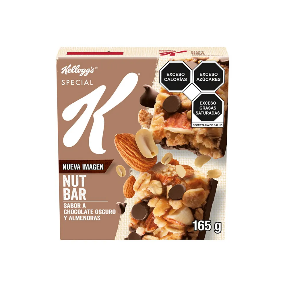 Barra De Cereal Special K Chocolate Y Almendra Kelloggs 165 g