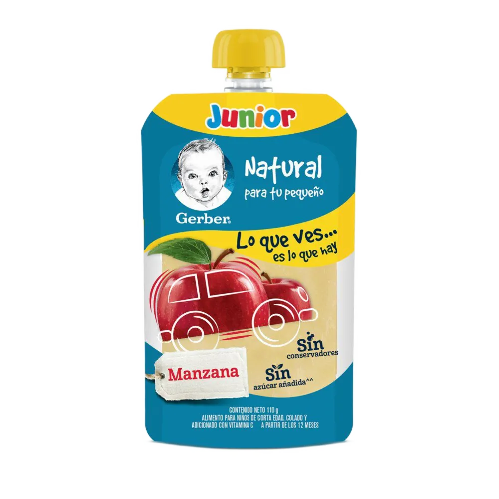 Papilla Gerber Pouch Manzana   110G