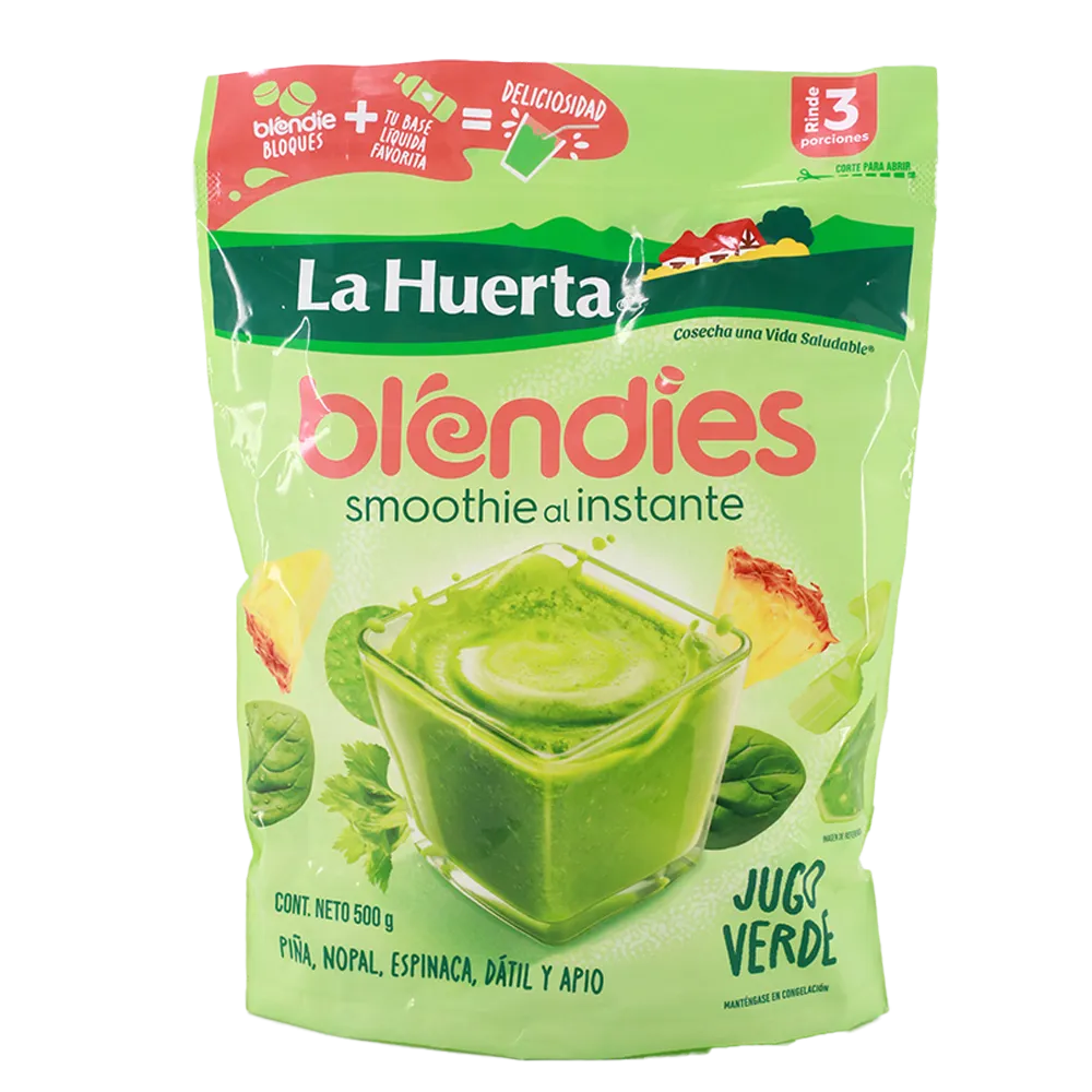 BLENDIE JUGO VERDE LA HUERTA 500 GRAMOS
