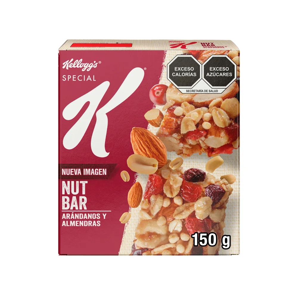 Barra De Cereal Special K Arandanos Y Almendra Kelloggs 165 g