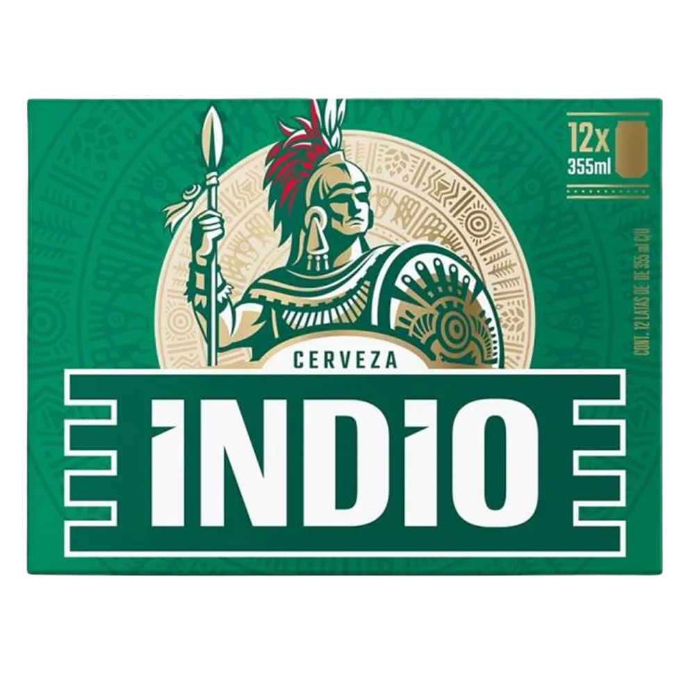 Cerveza Doce Pack Lata Indio 355 Ml