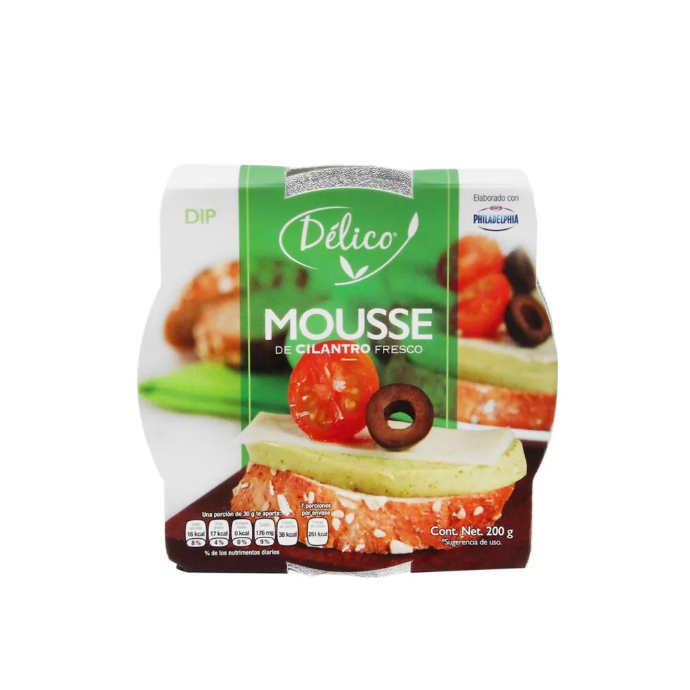 Mousse Cilantro Fresco Delico 200 g