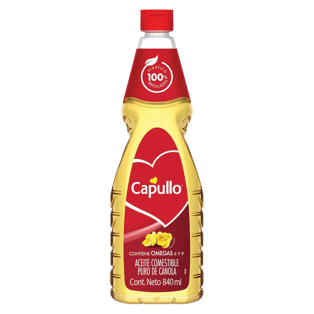 Aceite Vegetal de canola Capullo 840 ml