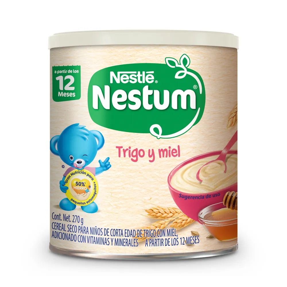 Cereal Infantil Nestum Etapa 4 Trigo con Miel Lata   270G