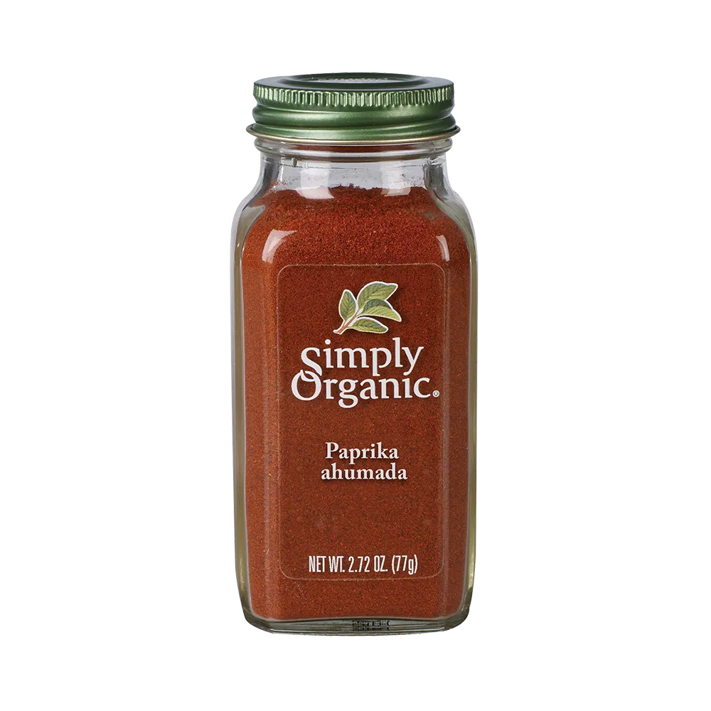 Paprika Ahumada Organica Frasco Simply Organic 77 g