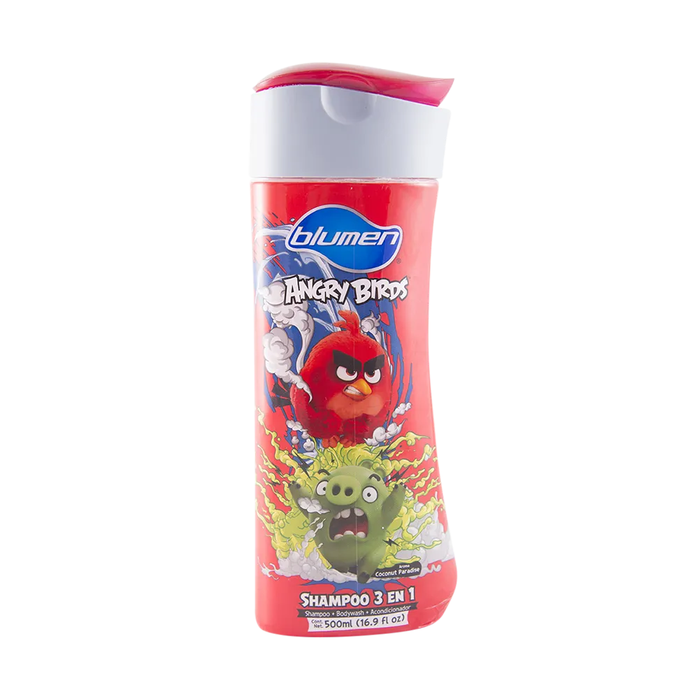 Shampoo 3 En 1 Angry Birds Blumen 500 Ml