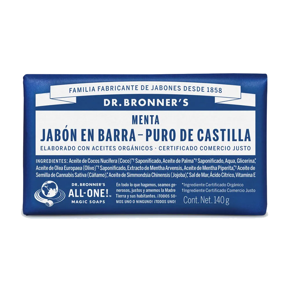 Jabon De Tocador Menta Dr. Bronner 140 g