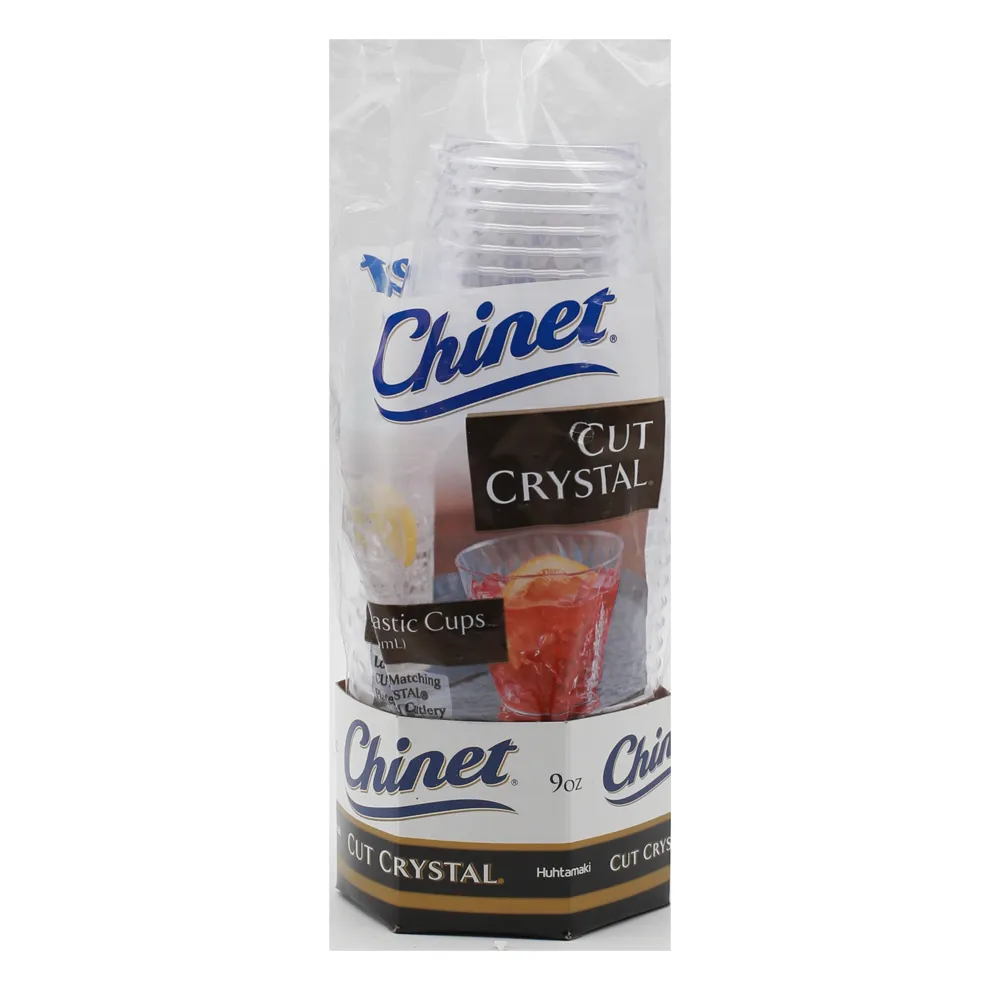 Vaso 9 Oz Crystal Chinet 25 Pza