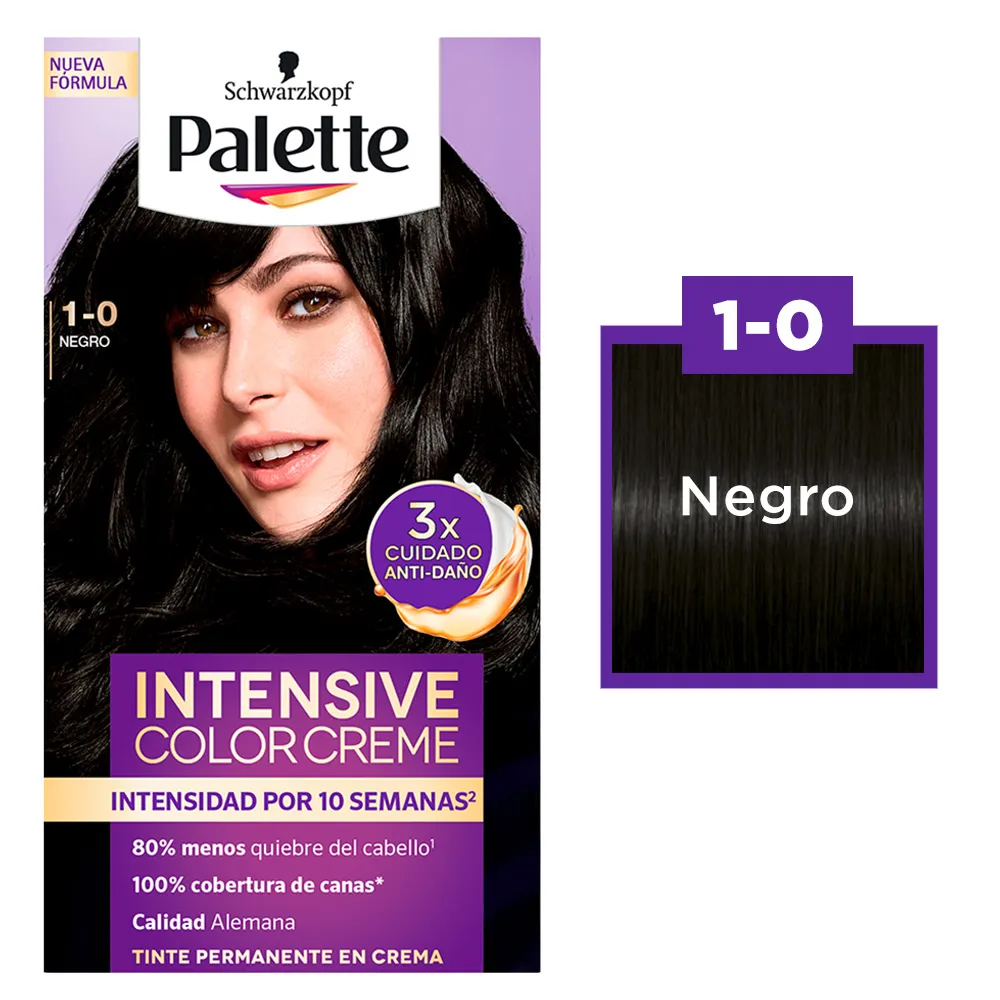 Tinte para Cabello 1-0 Negro Palette 1 pieza