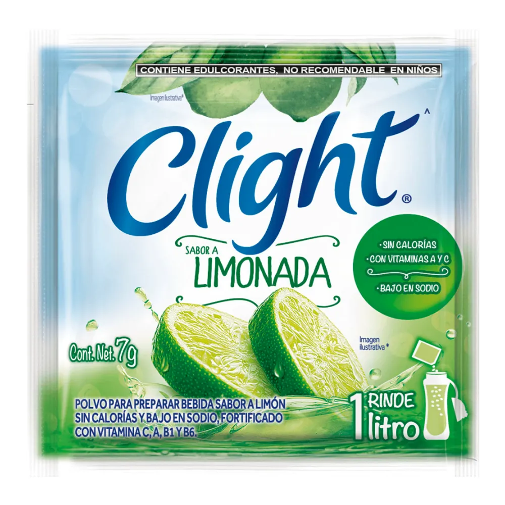 Bebida En Polvo Limonada Clight 7 g