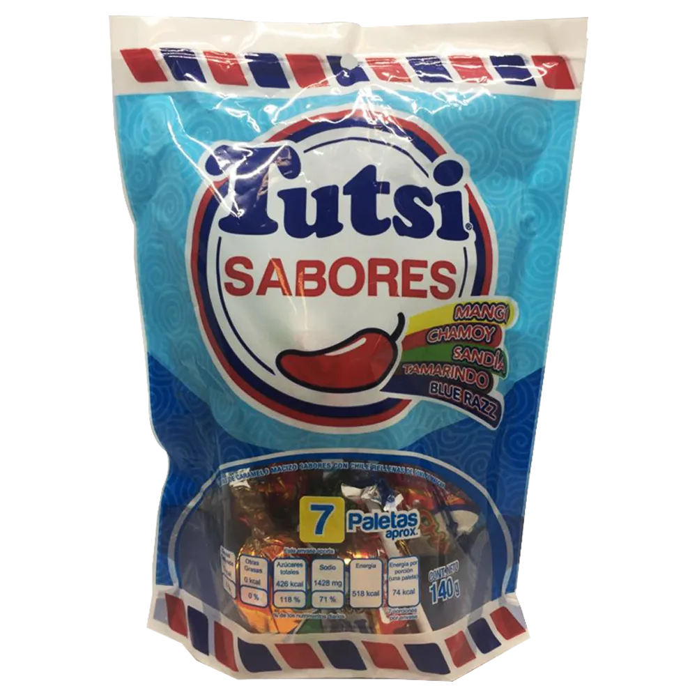 Paleta Caramelo Sabores Enchilados Tutsi 140 g