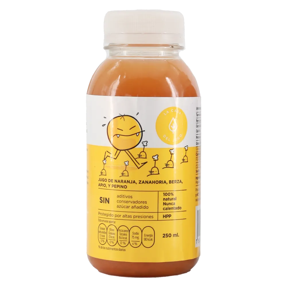 Juguito De Naranja Con Zanahoria Casa Del Jugo 250 Ml