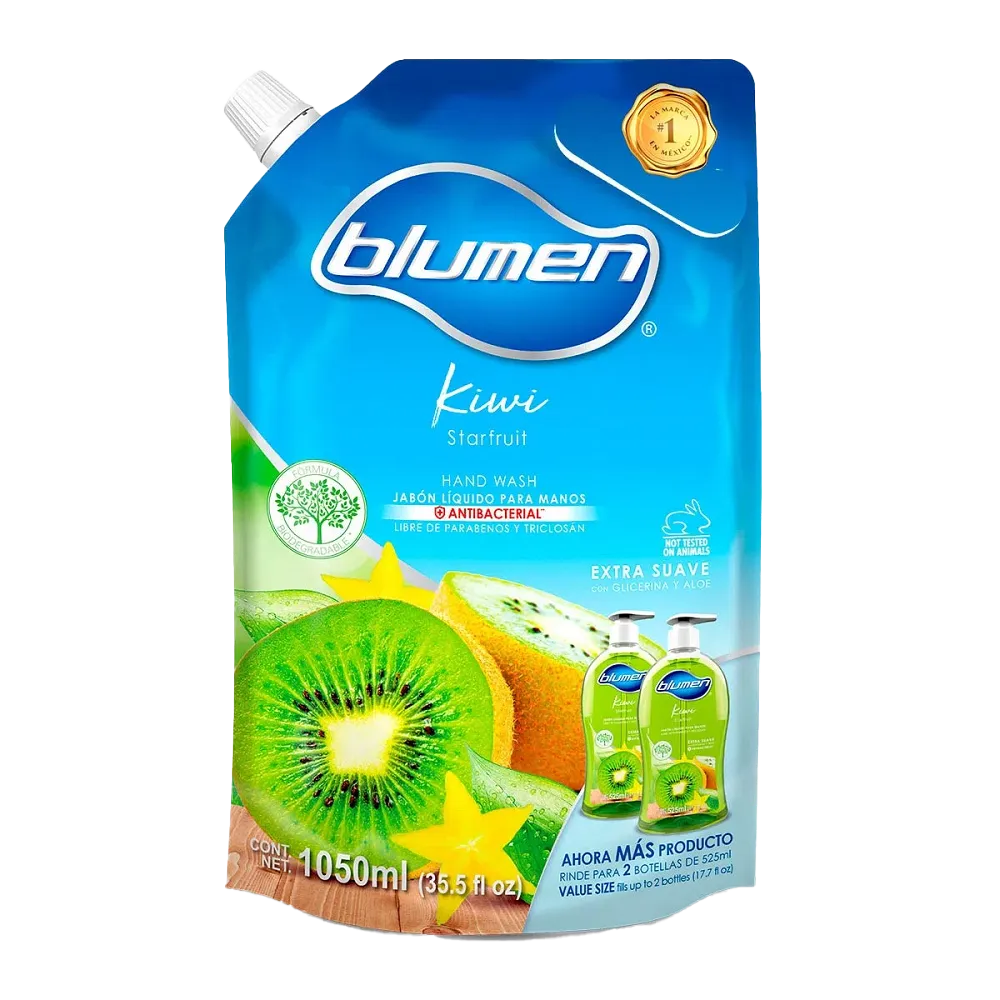 Jabon Liquido Repuesto Kiwi Blumen 1050 Ml
