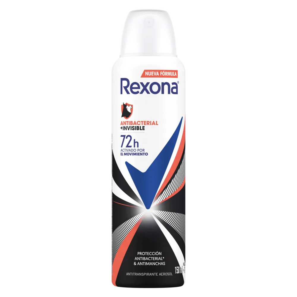 Antitranspirante Aerosol Antibacterial Invisi Rexona 150 Ml