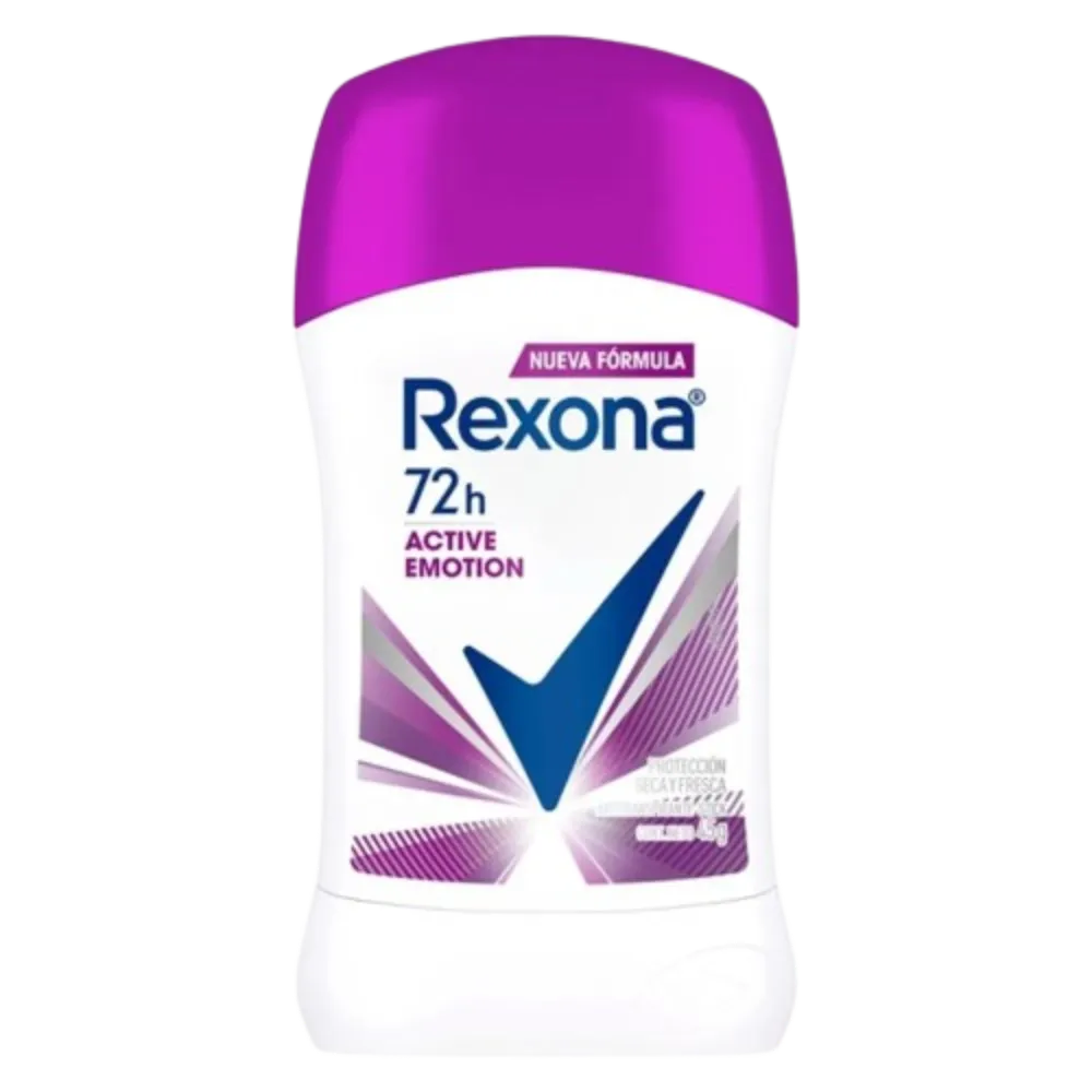Antitranspirante Barra Active Emotion Rexona 45 g