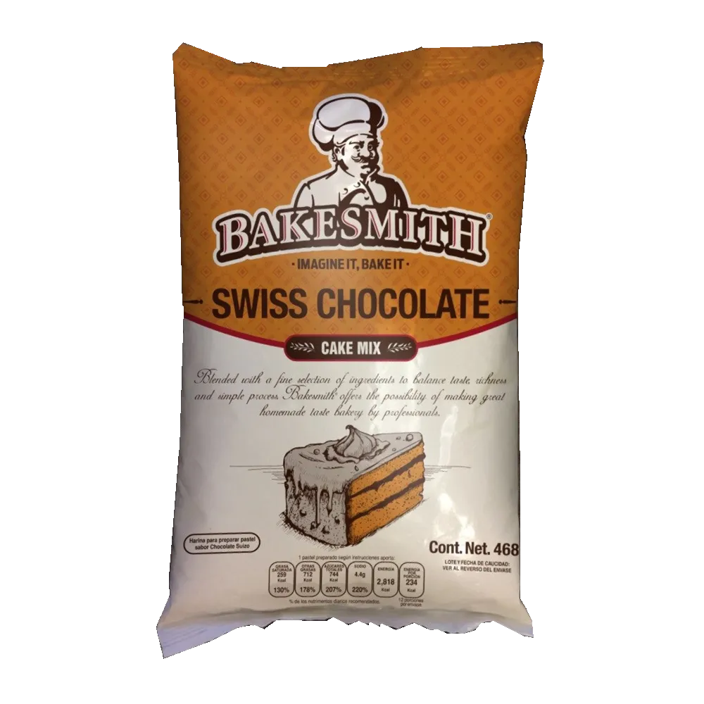Harina Para Pastel Chocolate Suizo Bakesmith 468 Gr