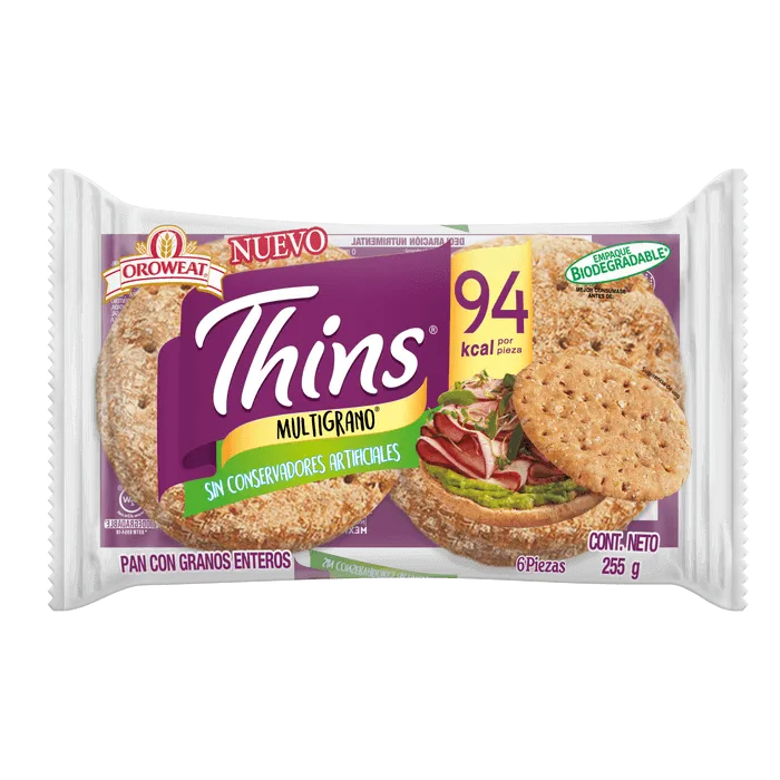 Pan Thins Multigrano Bimbo 255 g