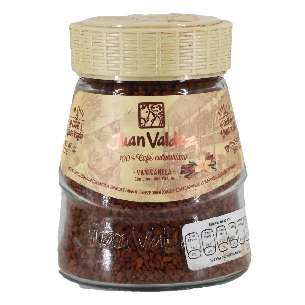 Cafe Soluble Liofilizado Vanicanela Juan Valdez 95 g